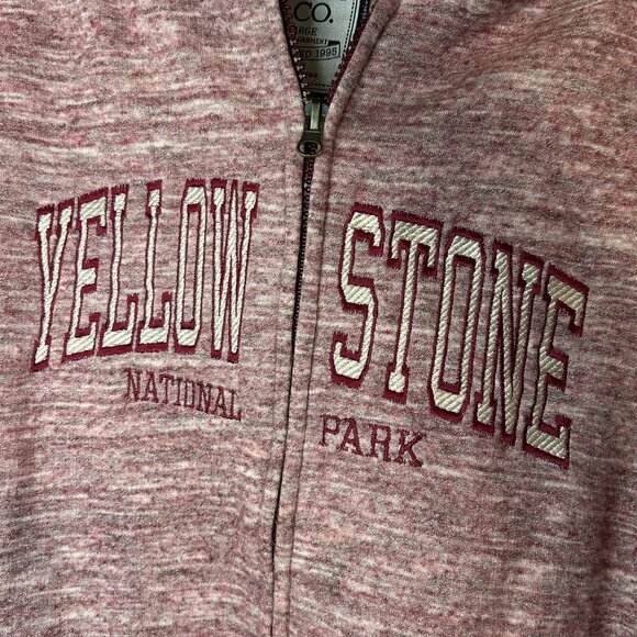 Cute Yellowstone National Park Jacket with Hood. Rose. Size X-Large. NWOT. - Picture 3 of 7